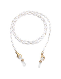 Cadena de Gafas Humlbird con Perlas y Cristales 72.5 cm