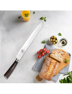 Cuchillo de Pan Serrado imarku 25.4 cm Acero Inoxidable 2