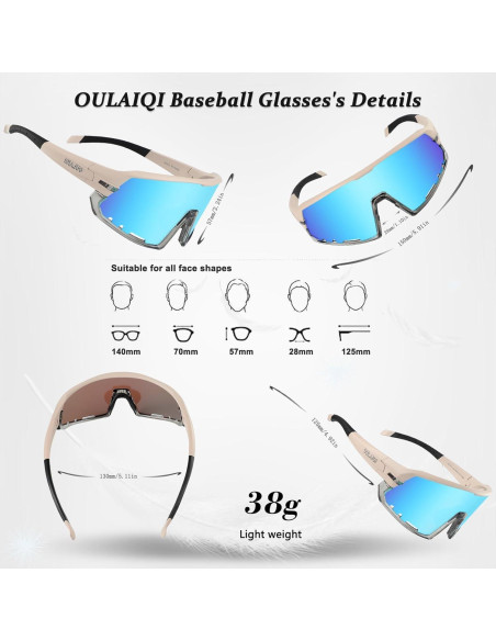 Gafas Deportivas OULAIQI UV400 para Ciclismo y Más