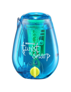 Sacapuntas de Lápiz Bostitch Twist-N-Sharp, Colores Variados
