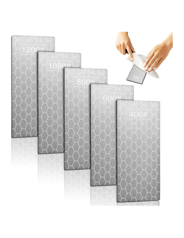 Piedra de Afilar de Diamante Okxiri 5 PCS Grano 400-1200