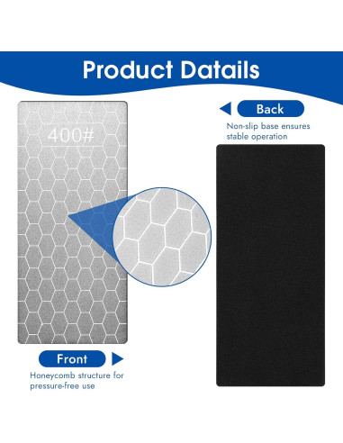 Piedra de Afilar de Diamante Okxiri 5 PCS Grano 400-1200