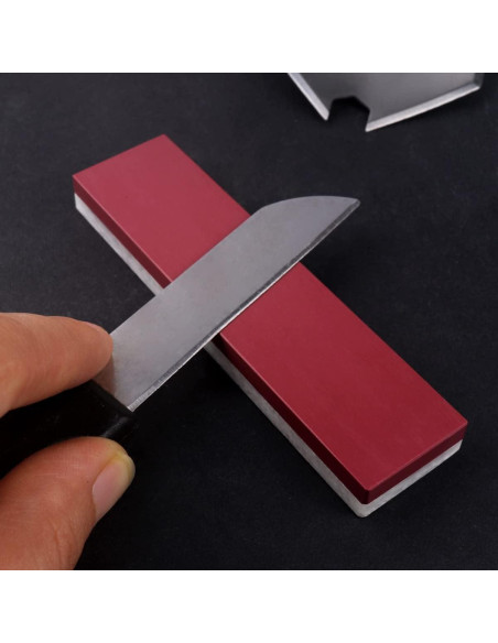 Piedra de Afilado 2 en 1 CBRIGHT Rubí y Ágata 10 cm