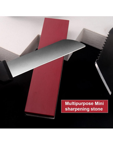 Piedra de Afilado 2 en 1 CBRIGHT Rubí y Ágata 10 cm