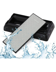 Piedra de Afilado Doble Cara YCAMMIN 600/1200 Grano Diamante 2