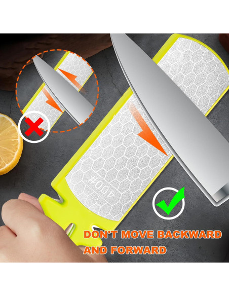 Piedra de Afilar de Diamante 5 en 1 Verde 400/1000 Grano