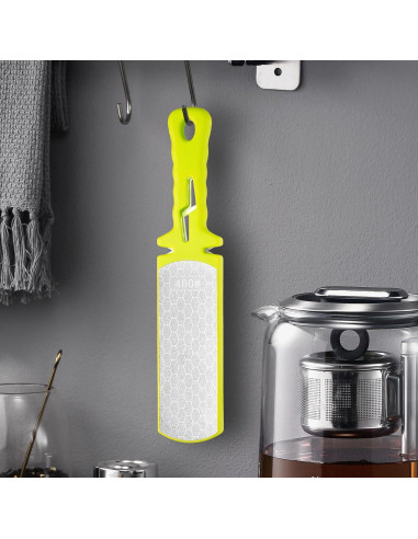 Piedra de Afilar de Diamante 5 en 1 Verde 400/1000 Grano