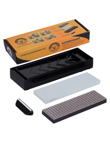 Juego de afilar cuchillos STONE AND STEEL 4 piezas