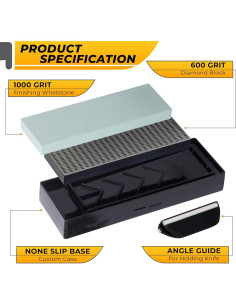 Juego de afilar cuchillos STONE AND STEEL 4 piezas 2