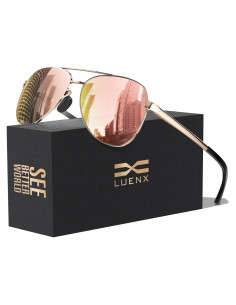 Gafas de sol LUENX Aviador polarizadas UV400 para hombres