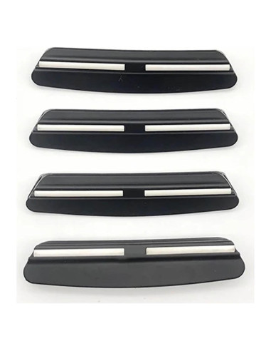 4 Guías de Afilado de Cuchillos Ceilyweli 15 Grados Negras