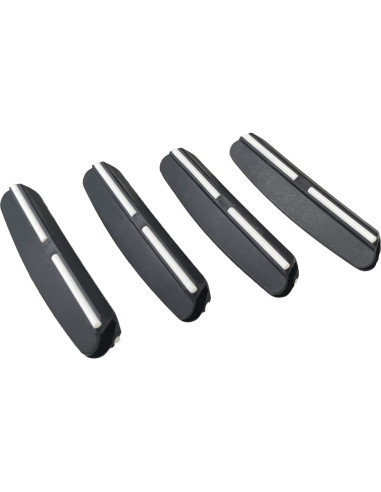 4 Guías de Afilado de Cuchillos Ceilyweli 15 Grados Negras