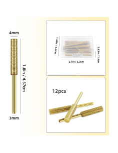 Juego de 12 Ruedas de Afilar de Diamante Tenalleys 4mm 2