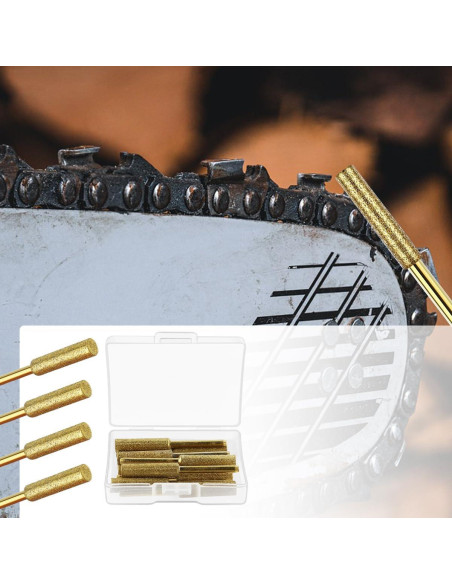 Juego de 12 Ruedas de Afilar de Diamante Tenalleys 4mm