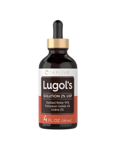 Carlyle Iodo de Lugol 2% 118 ml - Solución de Yoduro de Potasio