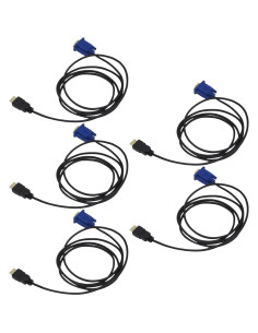 Adaptador HDMI a VGA BGEHHCY 1080P - Paquete de 5 unidades 2
