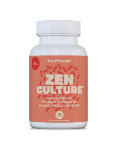Suplemento Sinbiótico Zen Principle 60 Cápsulas Probioticos