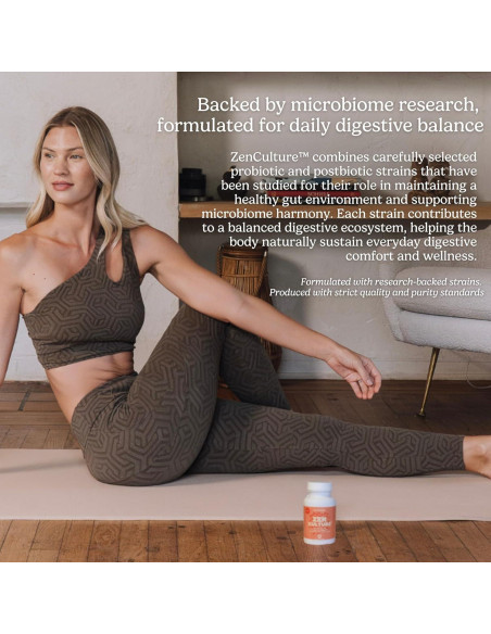 Suplemento Sinbiótico Zen Principle 60 Cápsulas Probioticos