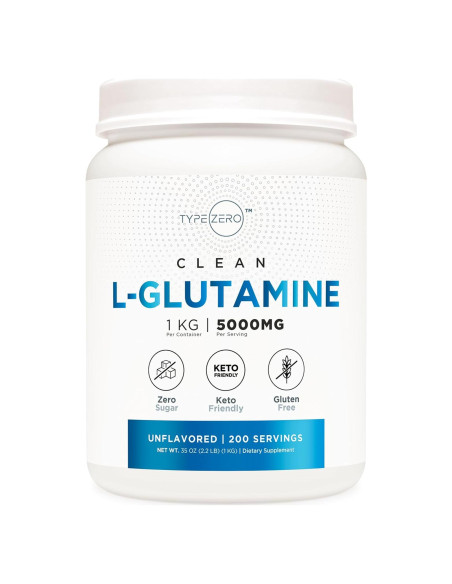 L-Glutamina en Polvo Type Zero 0.99kg - Suplemento Vegano
