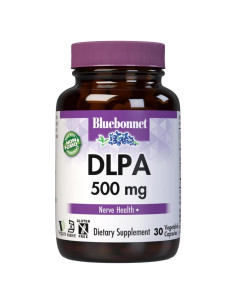 Cápsulas Vegetales DLPA 500 mg Bluebonnet - Soporte Nervioso