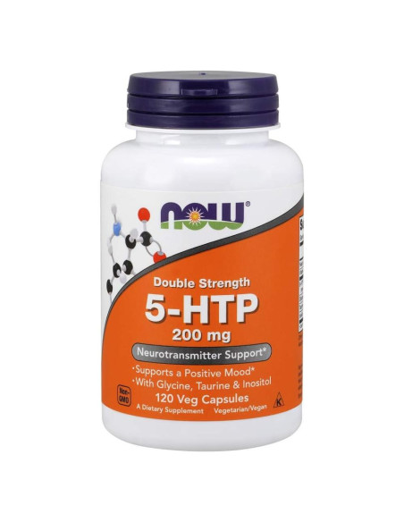 Suplemento 5-HTP 200 mg Now Foods 120 VegCaps