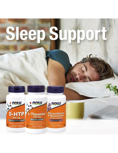 Suplemento 5-HTP 200 mg Now Foods 120 VegCaps