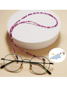 Cadena de Gafas BILIONE 4 Pcs con Perlas para Mujeres 2