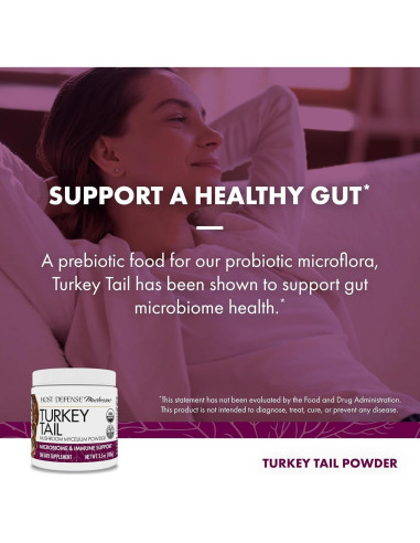 Polvo de Hongo Cola de Pavo Host Defense 99.22 g - Salud Digestiva