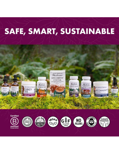 Polvo de Hongo Cola de Pavo Host Defense 99.22 g - Salud Digestiva