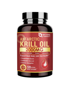 Aceite de Krill Nature Target 2000 mg Omega-3 120 Cápsulas