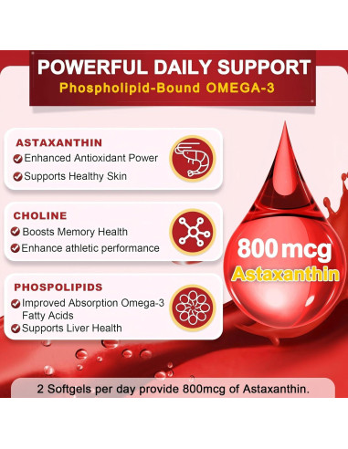 Aceite de Krill Nature Target 2000 mg Omega-3 120 Cápsulas