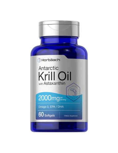Aceite de Krill Antártico Horbach 2000mg - 60 Cápsulas Blandas Omega-3