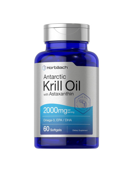 Aceite de Krill Antártico Horbach 2000mg - 60 Cápsulas Blandas Omega-3