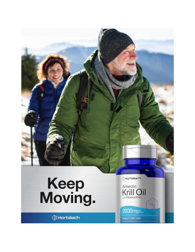 Aceite de Krill Antártico Horbach 2000mg - 60 Cápsulas Blandas Omega-3