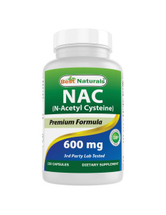 NAC N Acetil Cisteína 600 mg 120 Cápsulas Mejores Naturales