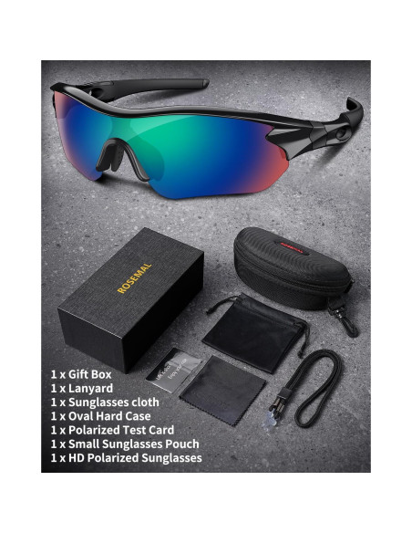 Gafas de sol deportivas Rosemal 7221 polarizadas UV400