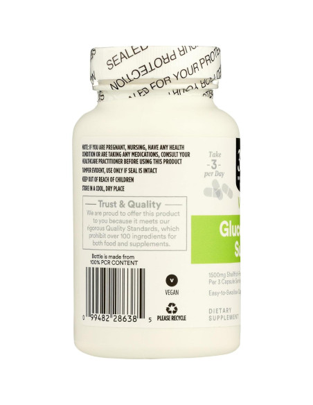 Glucosamina Sulfato Vegana 1500mg 90 Cápsulas 365 Whole Foods