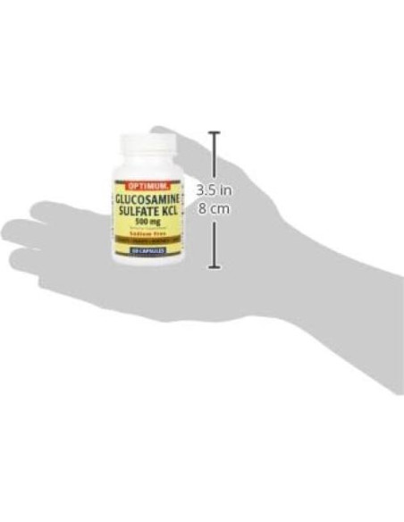 Cápsulas de Glucosamina Sulfato Optimum 500 mg 60 Unidades