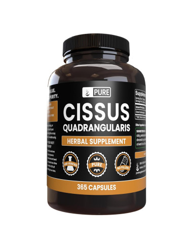 Cápsulas de Cissus Quadrangularis 365 Unidades Puras