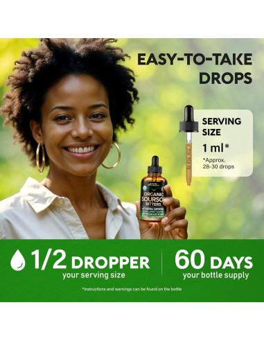 Extracto Líquido de Soursop Orgánico Nutra Harmony 59ml