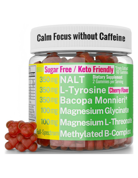 Gominolas Suplemento SHIZAM Bacopa Monnieri y L-Tirosina