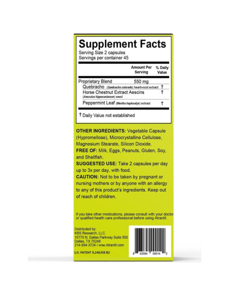 Atrantil 90 Cápsulas - Suplemento Digestivo Natural Antioxidante
