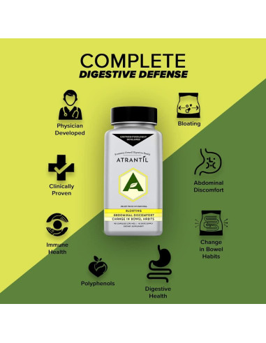 Atrantil 90 Cápsulas - Suplemento Digestivo Natural Antioxidante