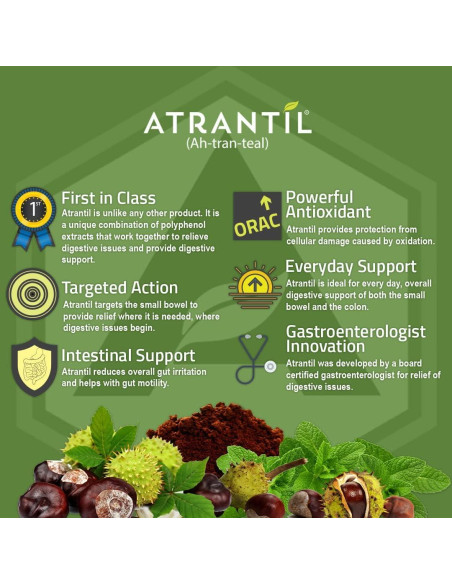 Atrantil 90 Cápsulas - Suplemento Digestivo Natural Antioxidante