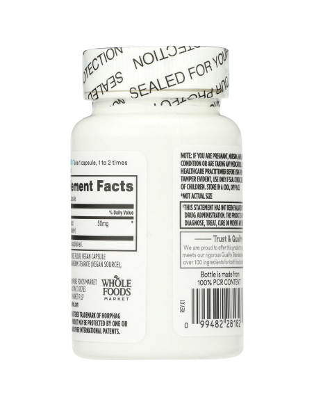 Extracto de Corteza de Pino Marítimo 365 Whole Foods 50mg 60 Cápsulas Veganas