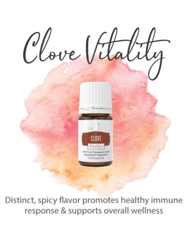 Aceite Esencial Clavo Vitality Young Living 5ml Antioxidante