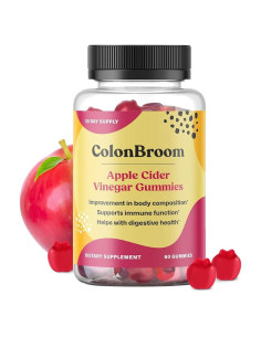 Gomitas de Vinagre de Sidra de Manzana ColonBroom 60 Unidades