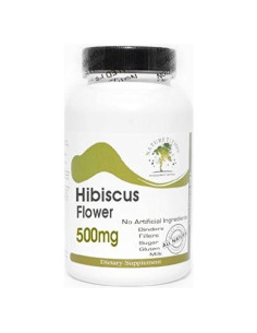 Flor de Hibisco 500mg - 200 Cápsulas Naturales Naturetition