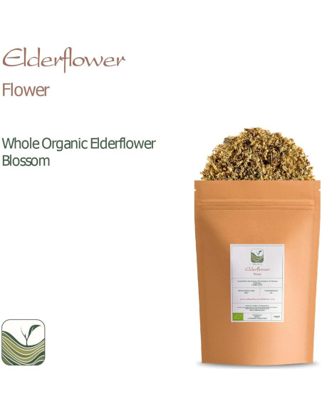 Té Herbal de Flor de Saúco Orgánico - Valley of Tea - 100g