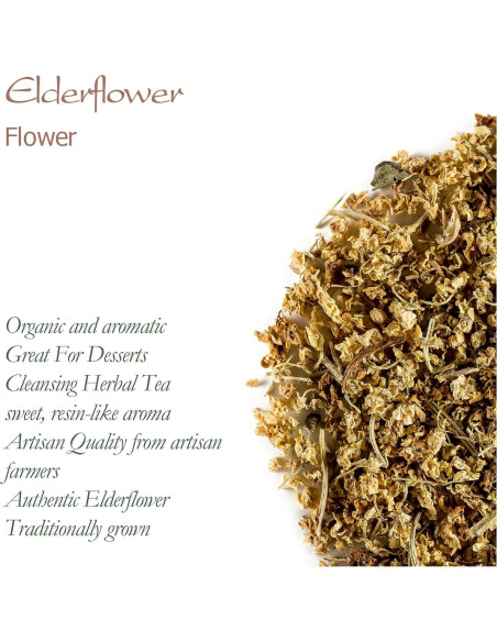 Té Herbal de Flor de Saúco Orgánico - Valley of Tea - 100g